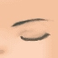 Eye texture - closed