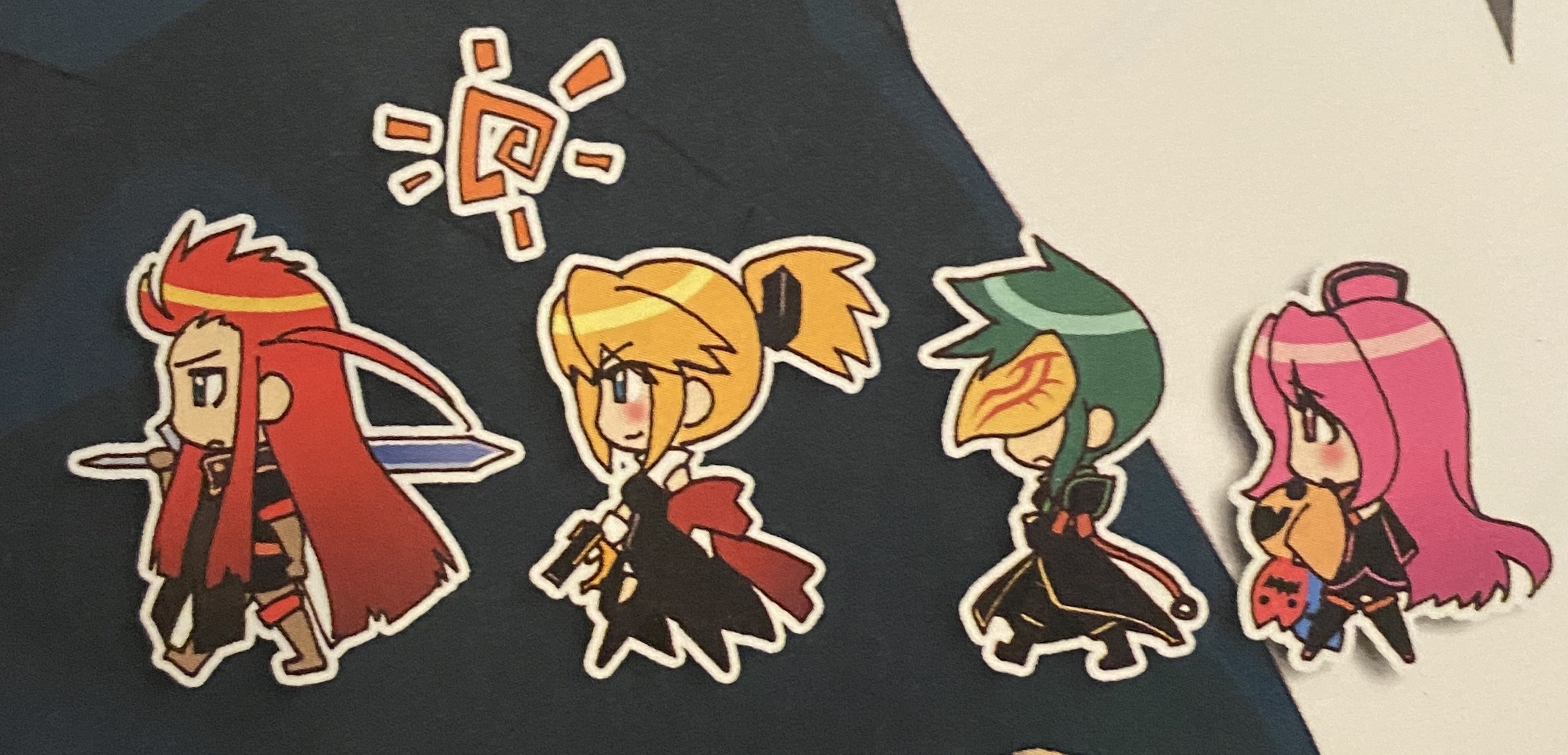 Sync as he appears on the back cover of the Tales of the Abyss manga, Volume 3